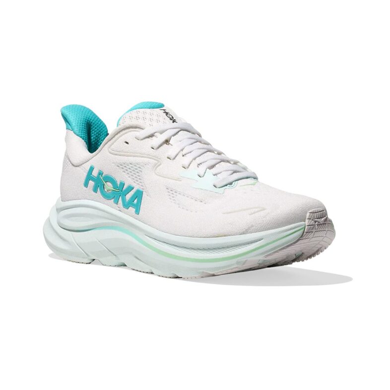 Hoka Clifton 10 Mujer White/Blue - Imagen 6
