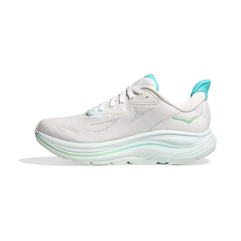Hoka Clifton 10 Mujer White/Blue - Imagen 8