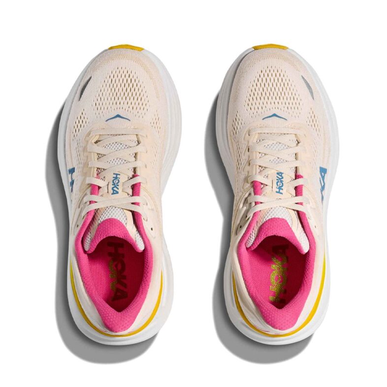 Hoka Bondi 9 Mujer Alabaster/Birch - Imagen 2
