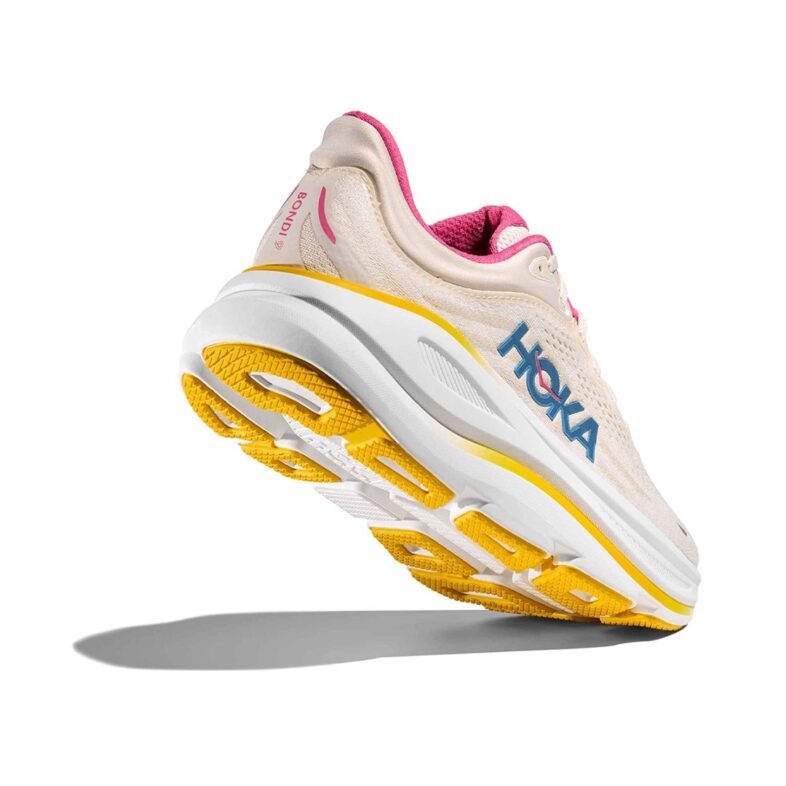 Hoka Bondi 9 Mujer Alabaster/Birch - Imagen 4