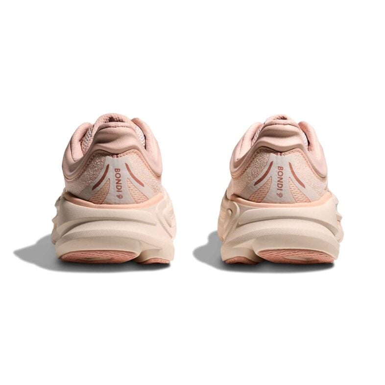 Hoka Bondi 9 Mujer Rose Latte/Rose Cream - Imagen 5