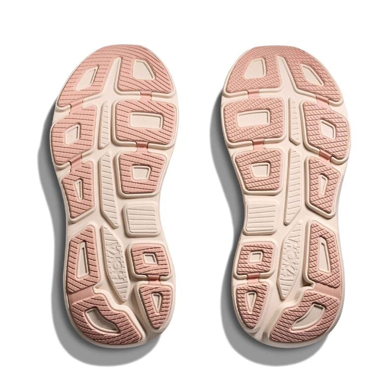 Hoka Bondi 9 Mujer Rose Latte/Rose Cream - Imagen 7