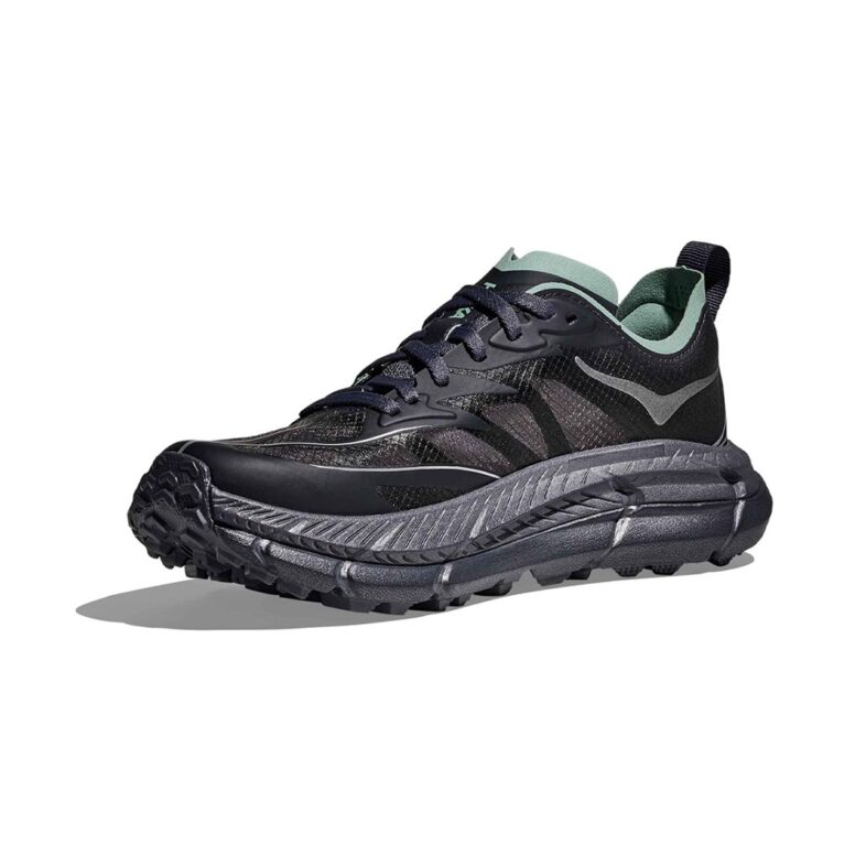 Hoka Mafate Speed 4 Lite Hombre Charcoal Grey/Jade - Imagen 3