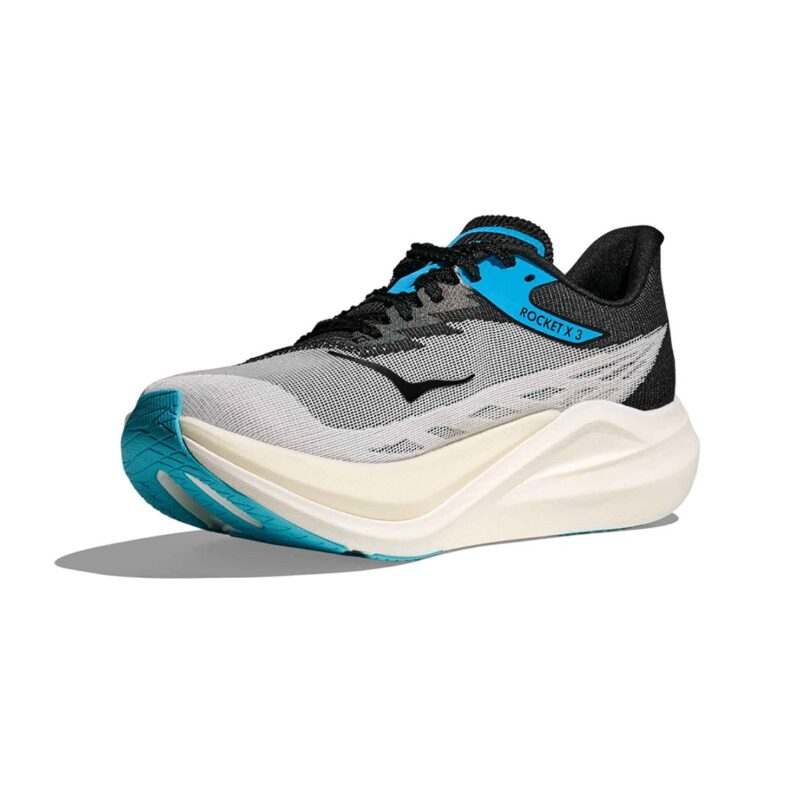 Hoka Rocket X 3 Unisex White/Black - Imagen 3