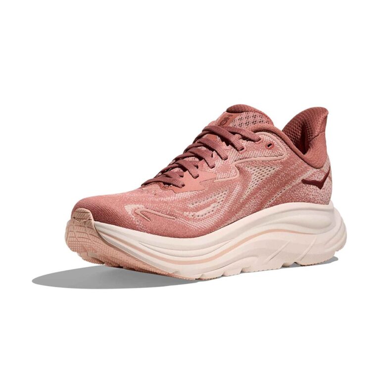 Hoka Clifton 10 Mujer Blush/Rose Latte - Imagen 3