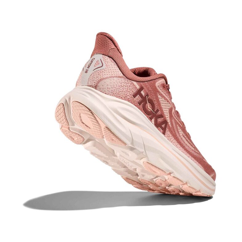 Hoka Clifton 10 Mujer Blush/Rose Latte - Imagen 4