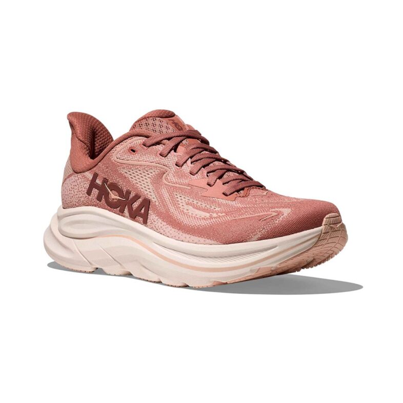 Hoka Clifton 10 Mujer Blush/Rose Latte - Imagen 6