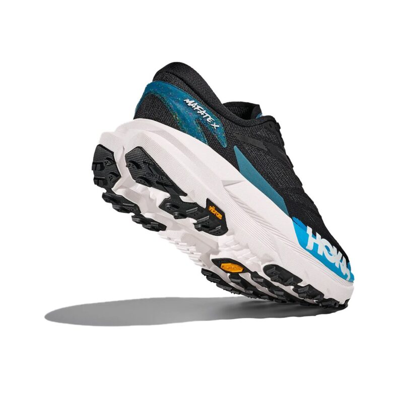 Hoka Mafate X Hombre Black/Skyward Blue - Imagen 4