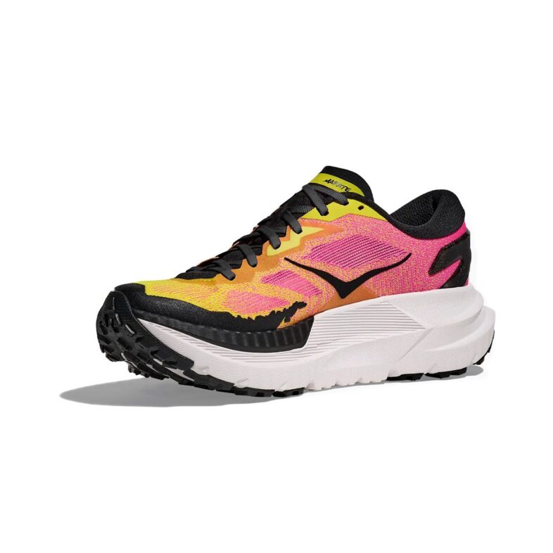 Hoka Mafate X Mujer Neon Citrus/Neon Rose - Imagen 5