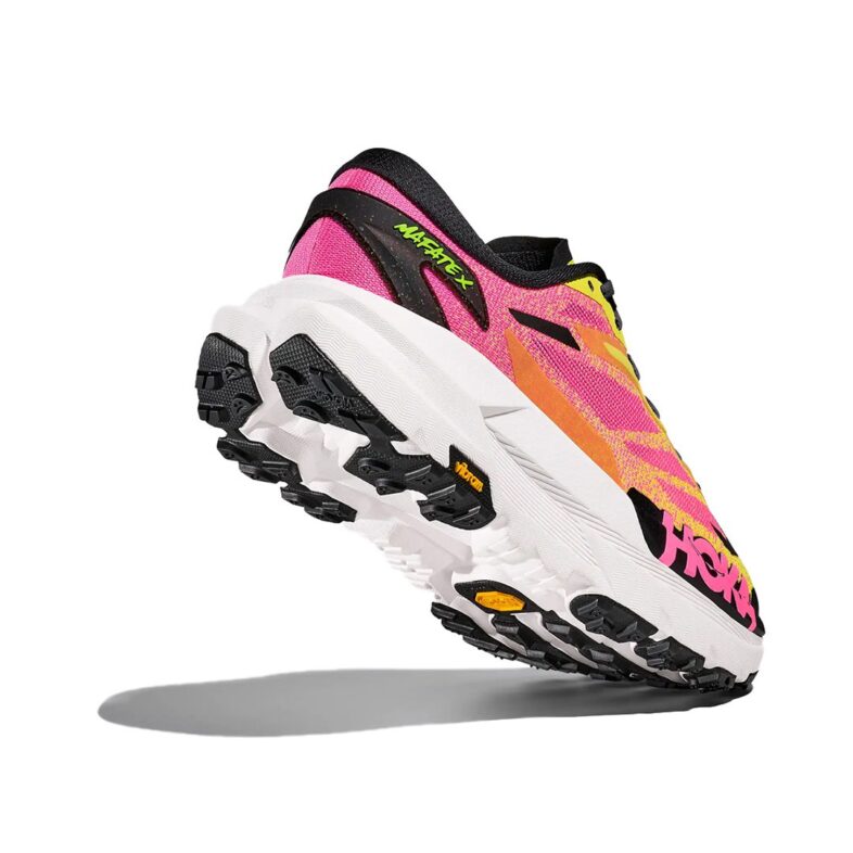 Hoka Mafate X Mujer Neon Citrus/Neon Rose - Imagen 4