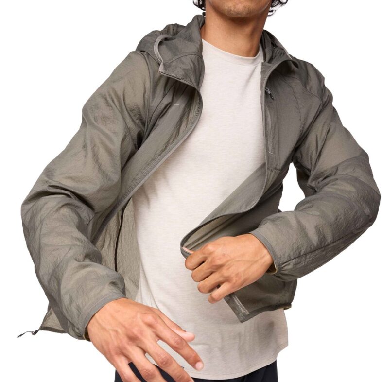 Chaqueta Hoka Skyflow Hombre Olive Haze - Imagen 3