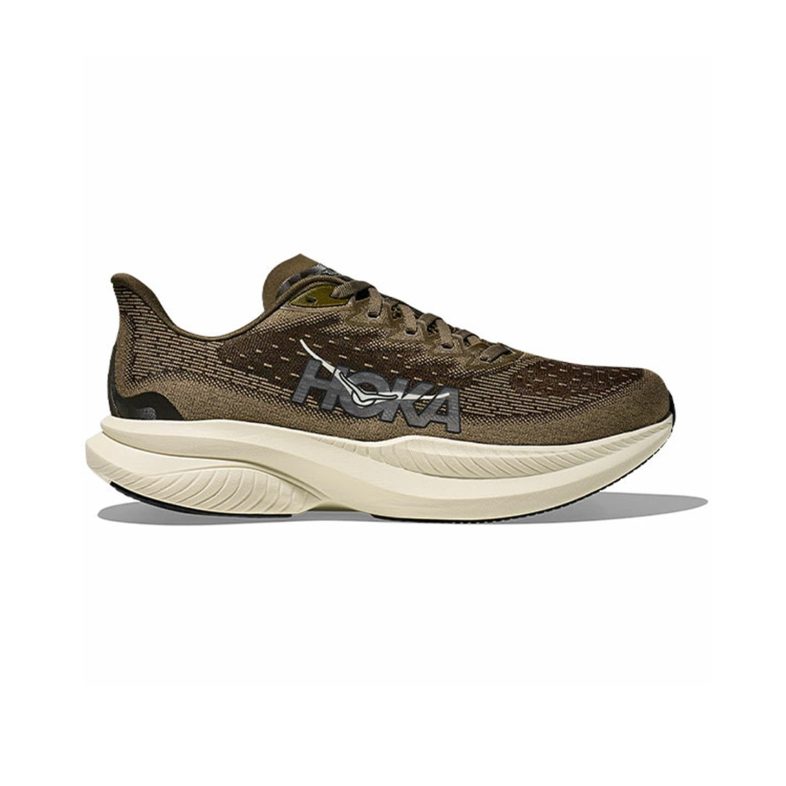 Hoka Mach 6 Hombre Antique Olive/Truffle Salt