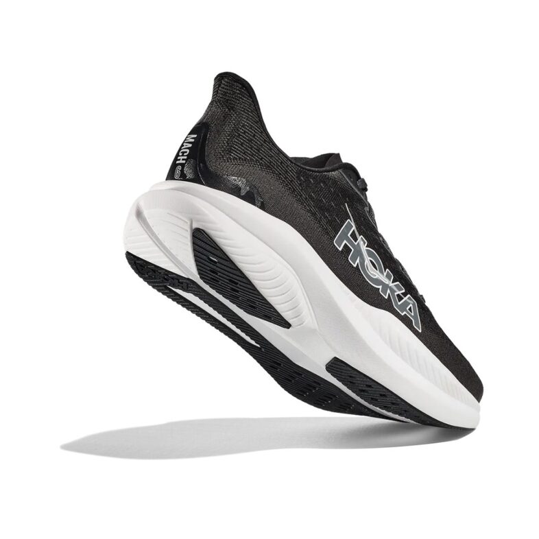 Hoka Mach 6 Hombre Black/White - Imagen 4
