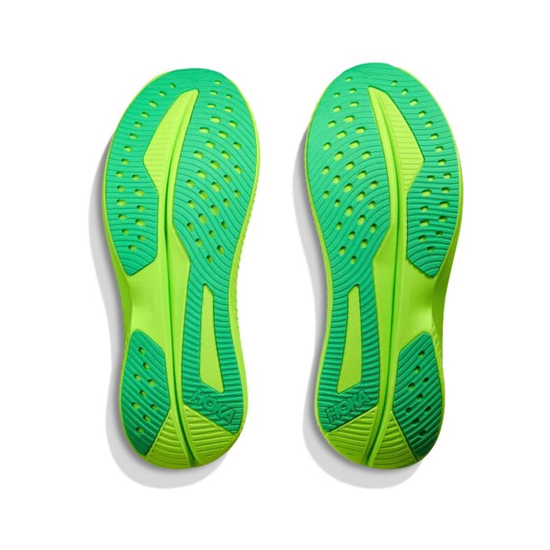 Hoka Mach 6 Hombre White/Neon Lime - Imagen 6