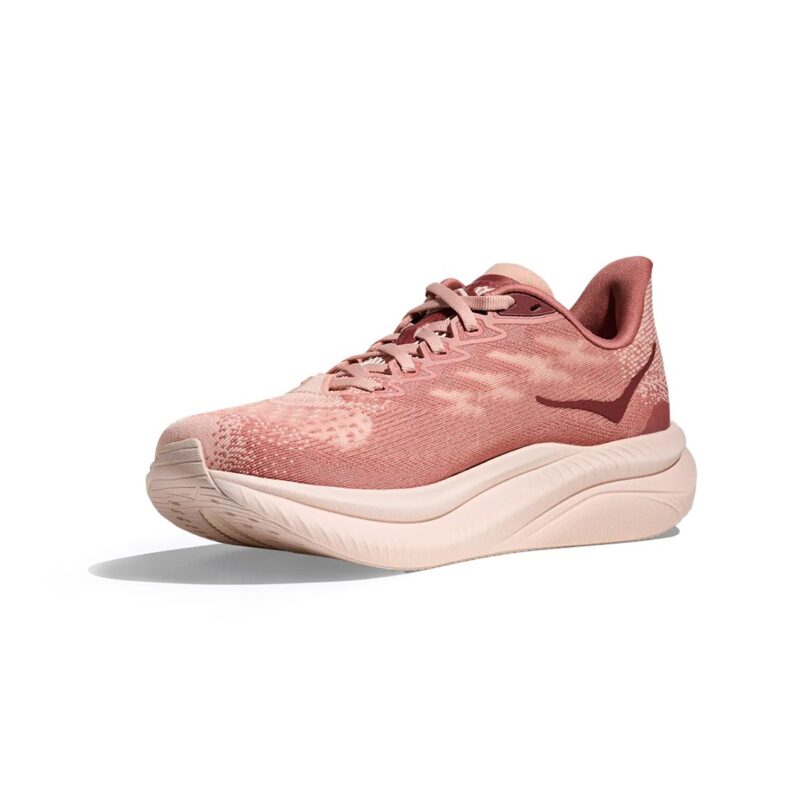 Hoka Mach 6 Mujer Rose Latte/Blush - Imagen 3