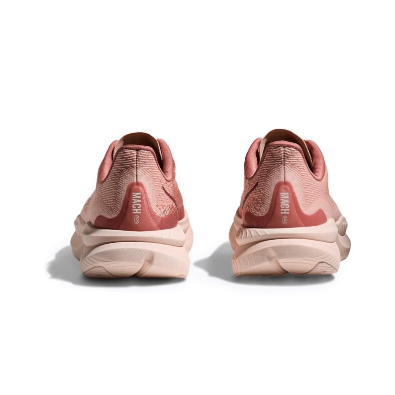Hoka Mach 6 Mujer Rose Latte/Blush - Imagen 5
