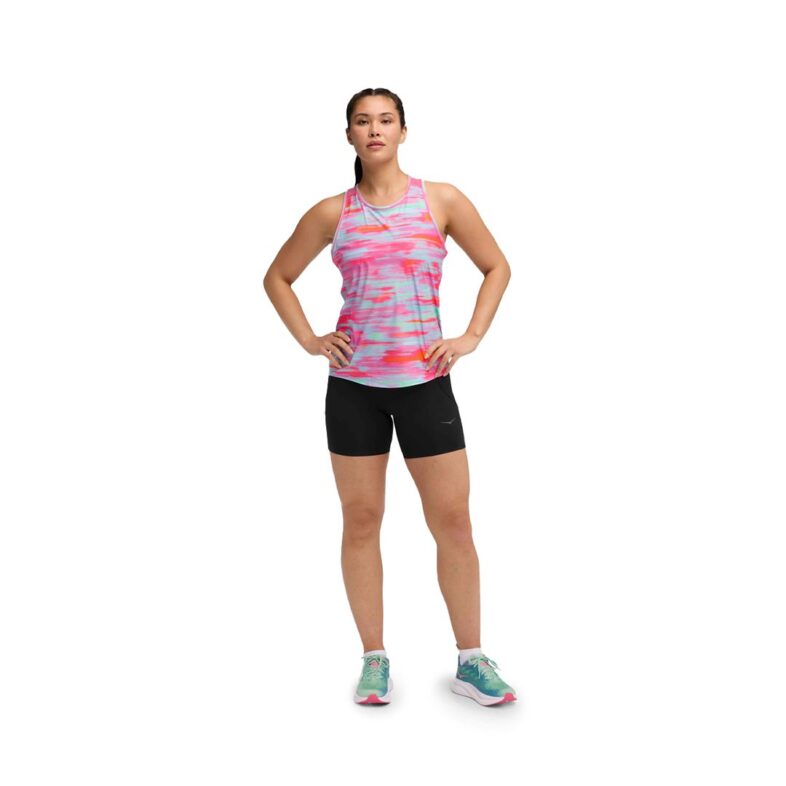 Polera Hoka Airolite Tank 2.0 Pink Blurr - Imagen 3