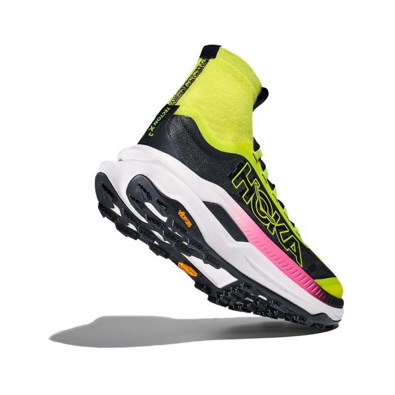 Hoka Tecton X 3 Hombre Neon Citrus/Black - Imagen 4