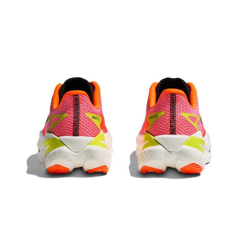 Hoka Mach X 3 Mujer Neon Rose/Neon Tangerine - Imagen 5