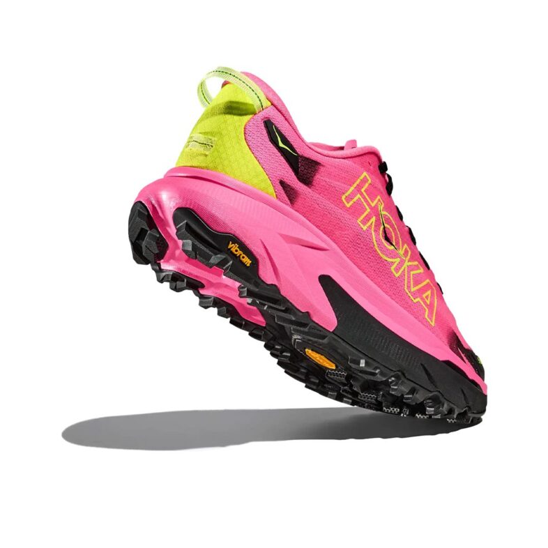 Hoka Mafate 5 Hombre Neon Rose/Black - Imagen 4