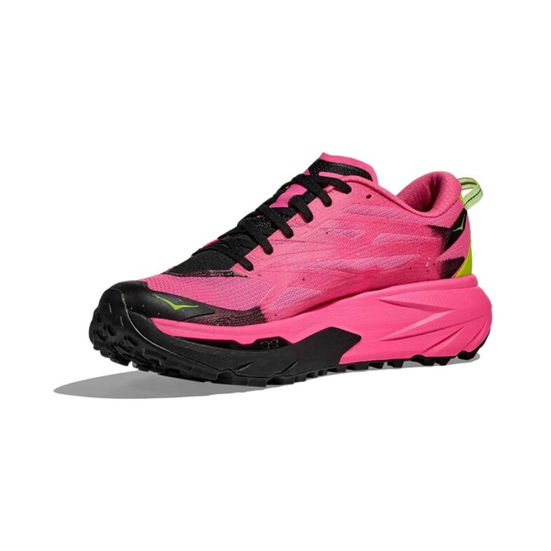 Hoka Mafate 5 Mujer Neon Rose/Black - Imagen 3