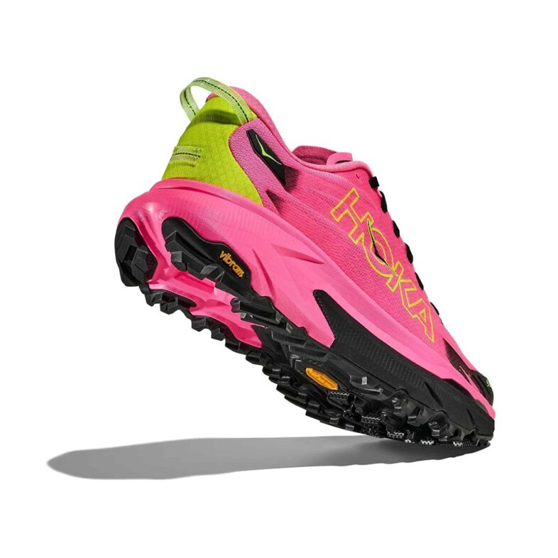 Hoka Mafate 5 Mujer Neon Rose/Black - Imagen 4