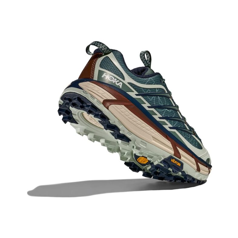 Hoka Mafate Three2 Hombre Fern/Varsity Navy - Imagen 4