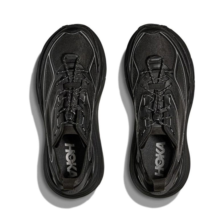 靴 HOKA STINSON ONE7 26.5 Hoka Stinson One7 Hombre Black/Silver - HOKA® Oficial Chile