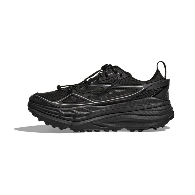 Hoka Stinson One7 Hombre Black/Silver - Imagen 8