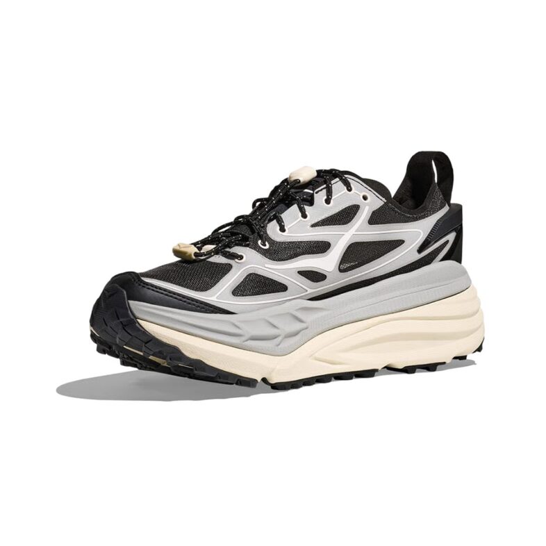 Hoka Stinson One7 Hombre Stellar Grey/Eggshell - Imagen 3