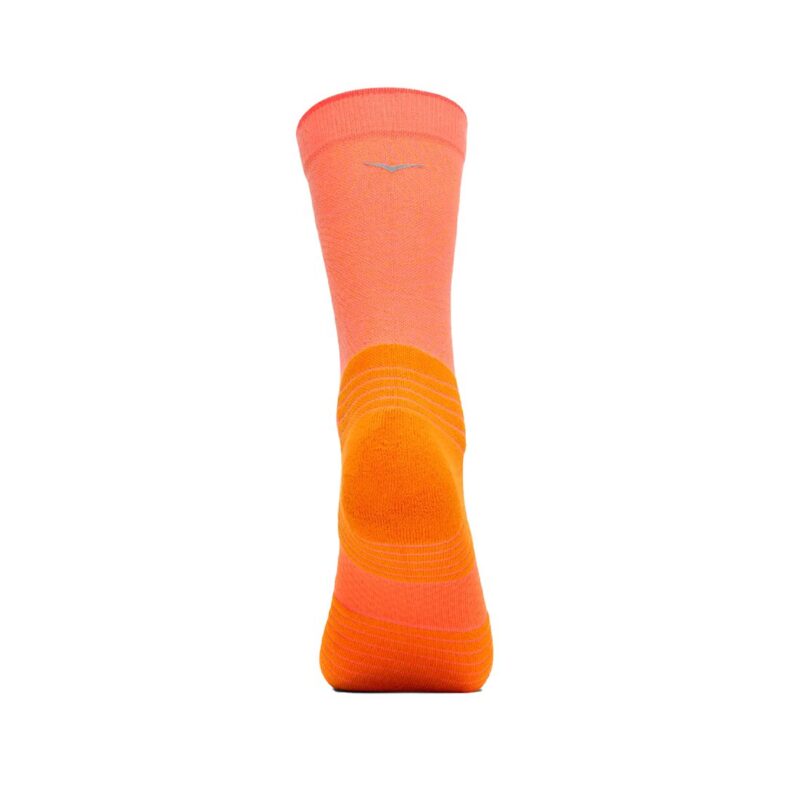 Tripack Calcetines HOKA Crew Run Crwy seed / Neon Cantlpe / Bell Pepper - Imagen 4