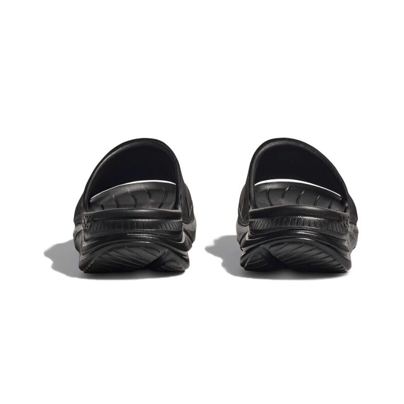 Hoka Hombre Ora Athletic Slide Black/White - Imagen 5