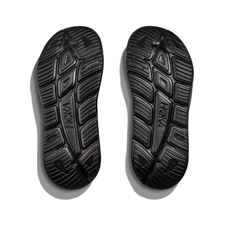 Hoka Hombre Ora Athletic Slide Black/White - Imagen 7