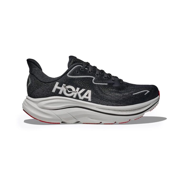 Hoka Clifton 10 Hombre Black / Silver