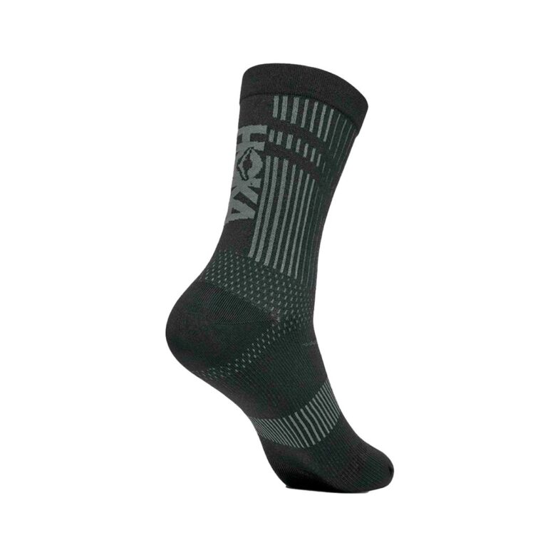 Calcetas Hoka Trail Run Crew Black - Imagen 3