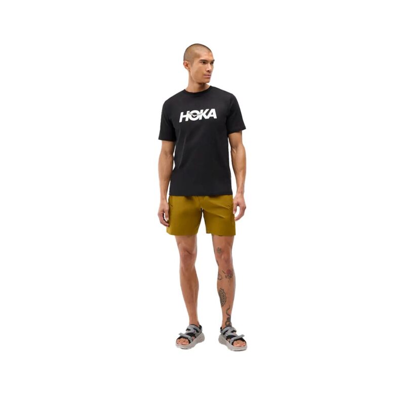 Polera Hoka Core Logo Graphic Black - Imagen 3