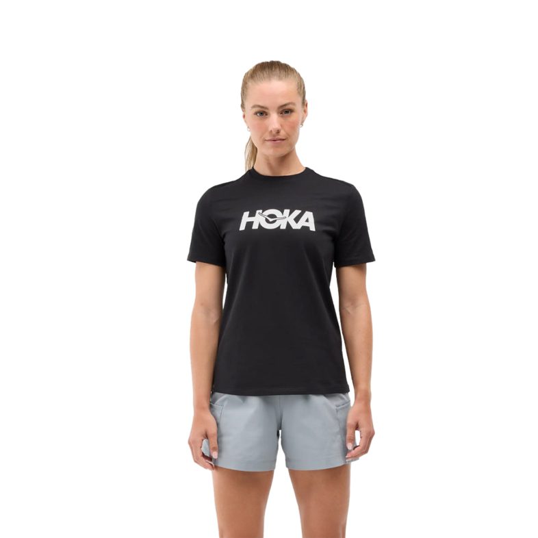 Polera Hoka Mujer CTN SS Tee Black