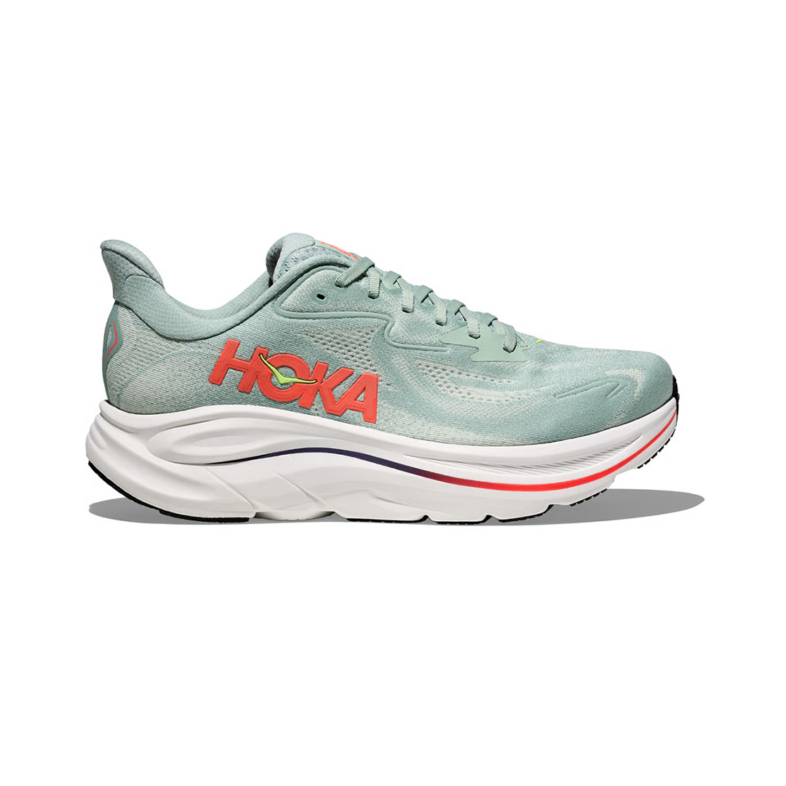 Hoka Clifton 10 Hombre Sage/Neon Flame