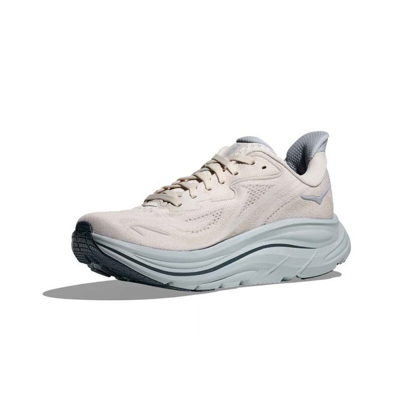 Hoka Clifton 10 Mujer Grout/Blue - Imagen 3