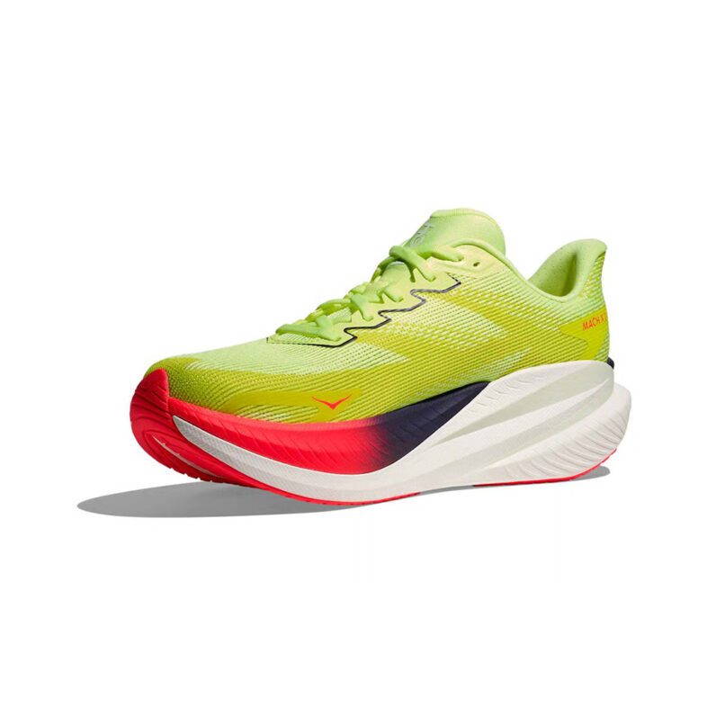 Hoka Mach X 3 Hombre Neon Yuzu / Squid Ink - Imagen 3