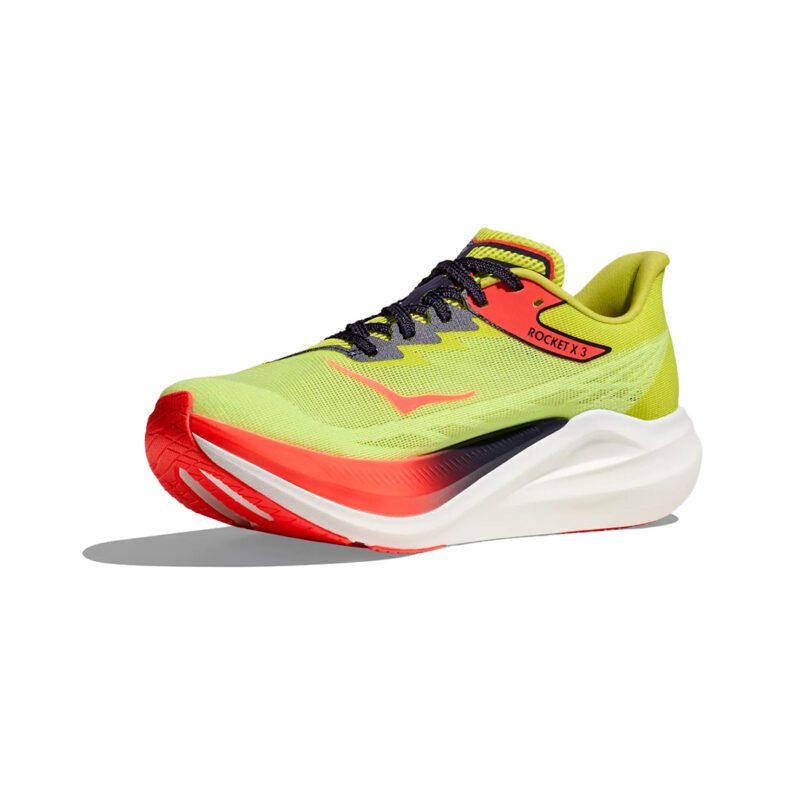 Hoka Rocket X 3 Unisex Neon Yuzu/Squid Ink - Imagen 3