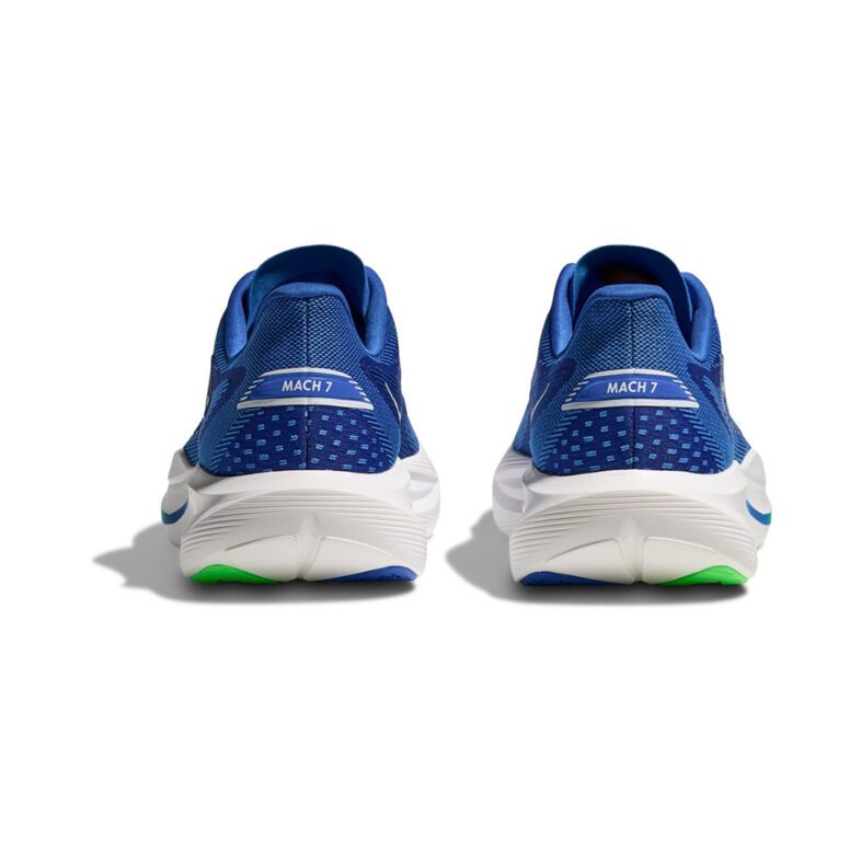 Hoka Mach 7 Hombre Cobalt Blue / Neon Green - Imagen 5