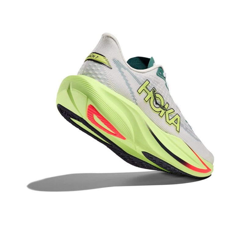 Hoka Mach 7 Hombre Frost / Neon Yuzu - Imagen 4