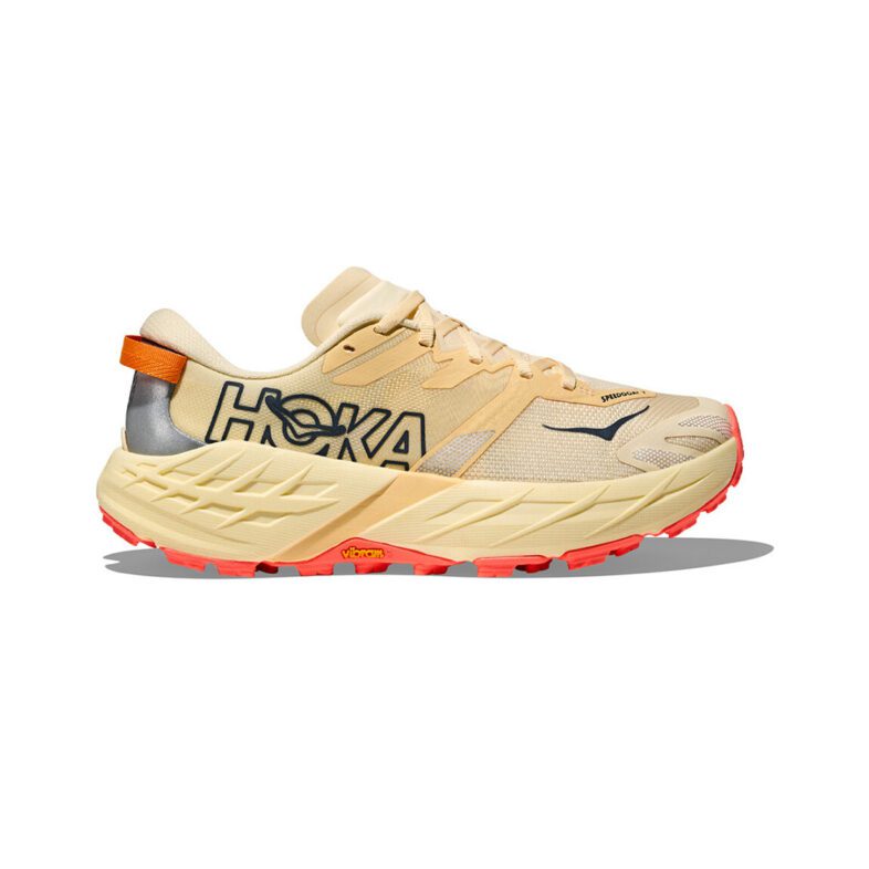Hoka Speedgoat 7 Mujer Vintage Yellow/Neon Flame