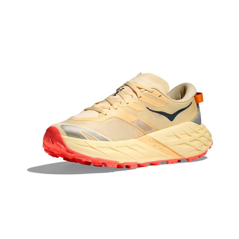 Hoka Speedgoat 7 Mujer Vintage Yellow/Neon Flame - Imagen 3