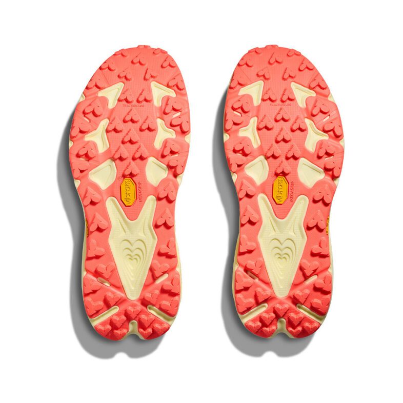 Hoka Speedgoat 7 Mujer Vintage Yellow/Neon Flame - Imagen 7