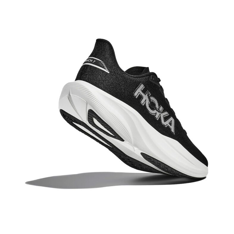 Hoka Mach 7 Mujer Black/White - Imagen 4