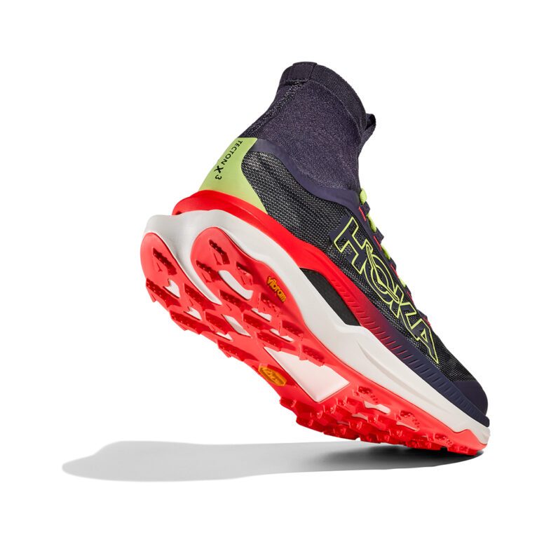 Hoka Tecton X 3 Hombre Squid Ink/Neon Flame - Imagen 4