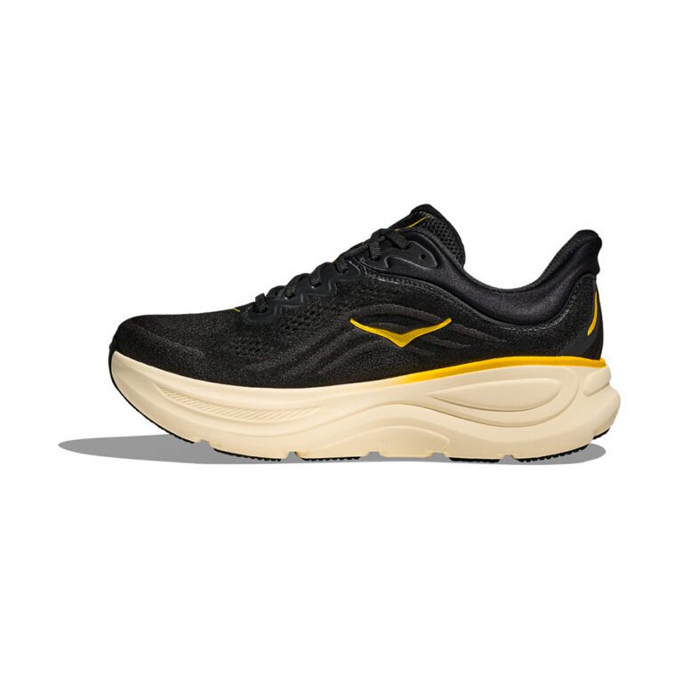 Hoka Bondi 9 Hombre Carbon Black / Yellow Gold - Imagen 8