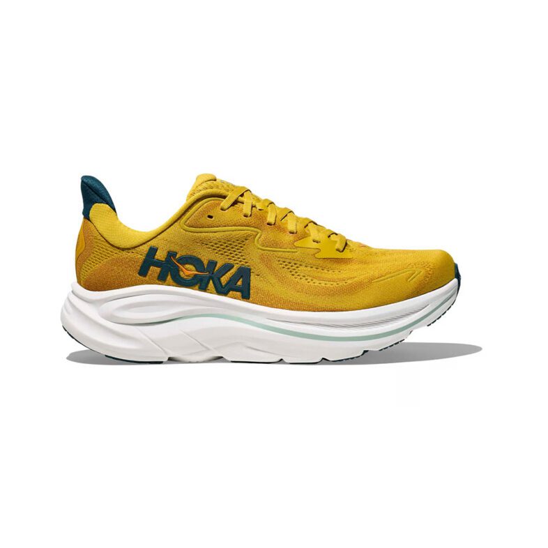 Hoka Clifton 10 Hombre Yellow Gold / Tidal Wave